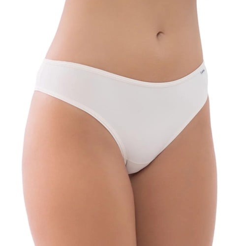 Detalhe - Kit Delrio 3 Calcinhas 51509 Mousse/Branco/Preto