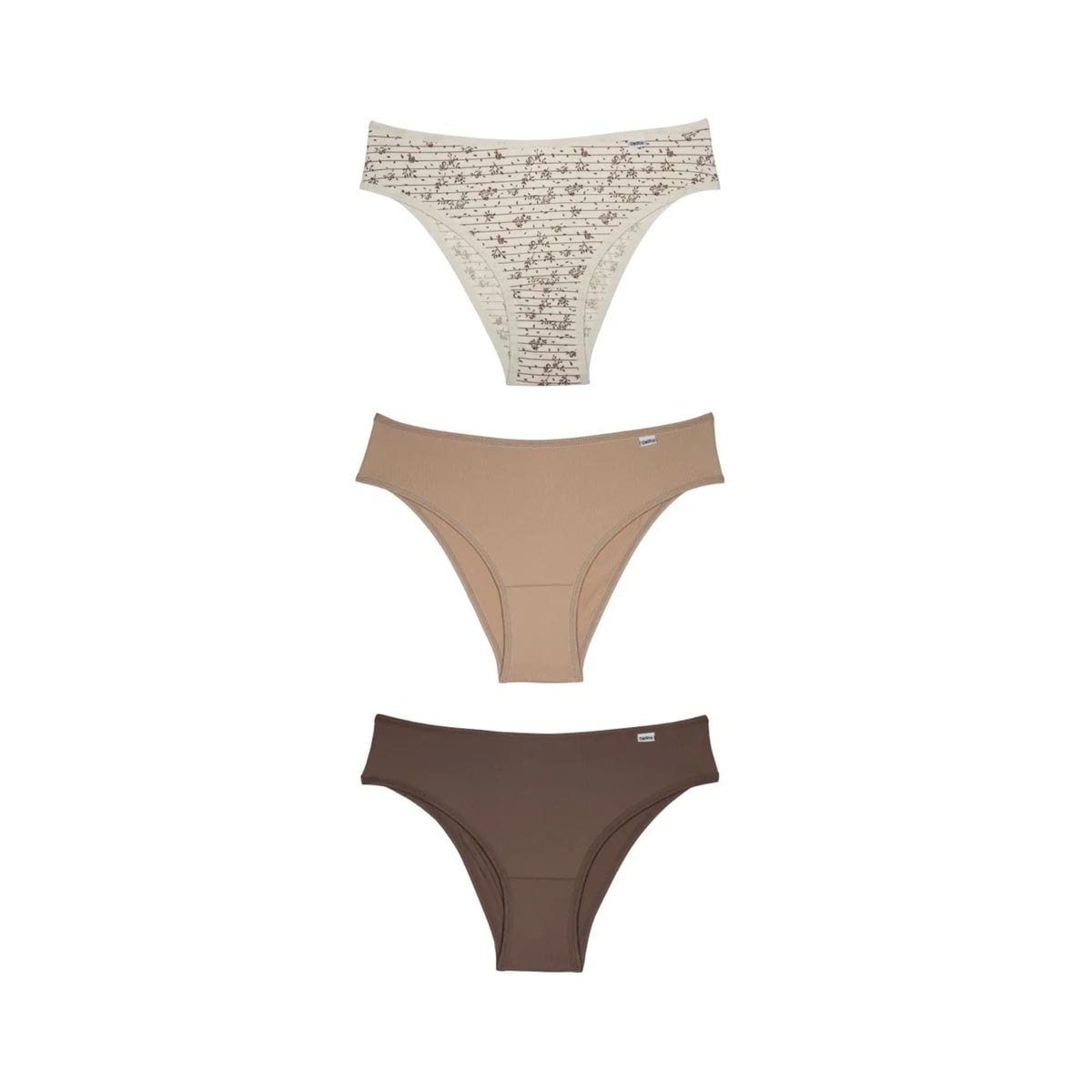 Kit Delrio 3 Calcinhas 51509 Natural Kit Delrio 3 Calcinhas 51509 Natural