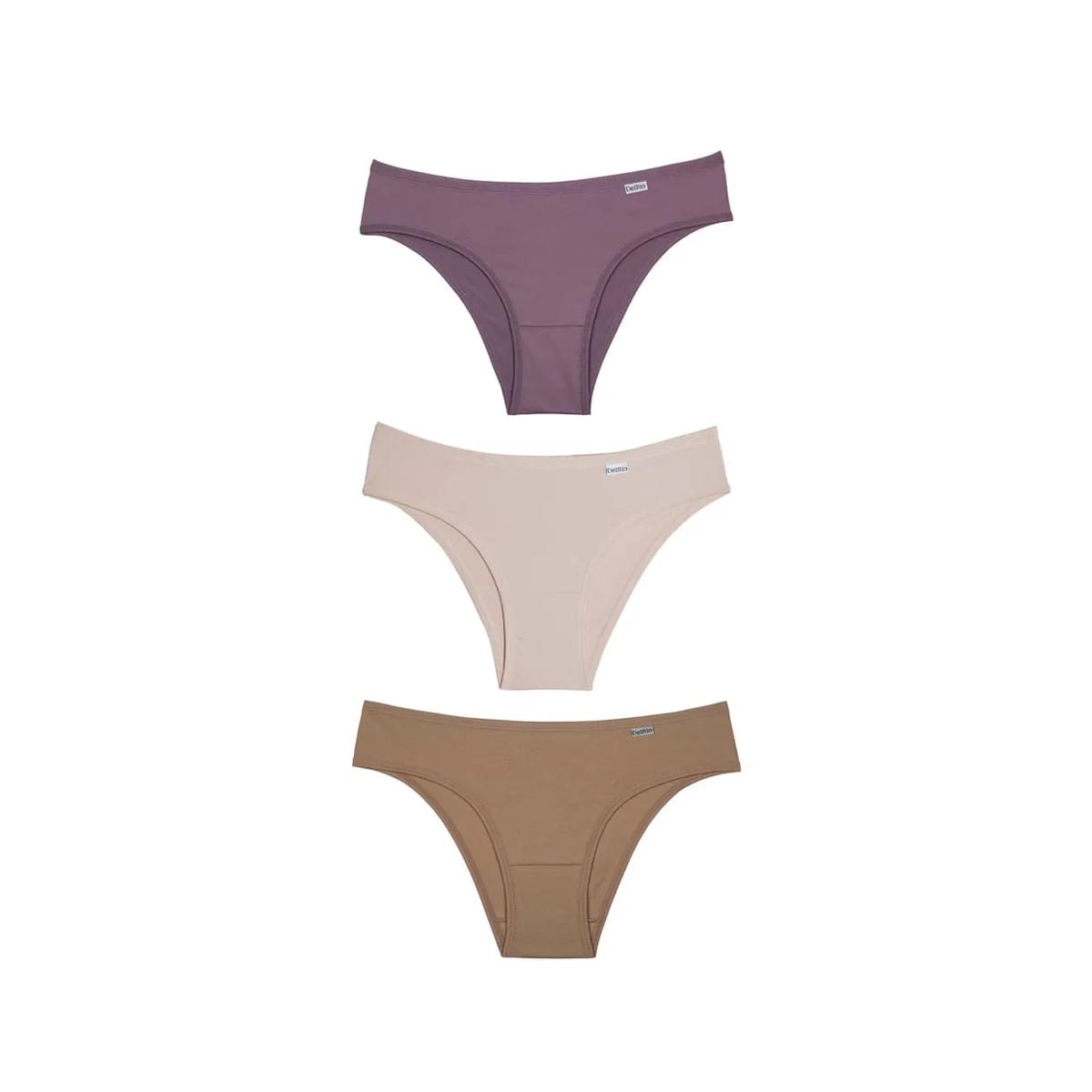 Kit Delrio 3 Calcinhas Em Cotton V51364 New Nude/Areia/Mouss Kit Delrio 3 Calcinhas Em Cotton V51364 New Nude/Areia/Mouss