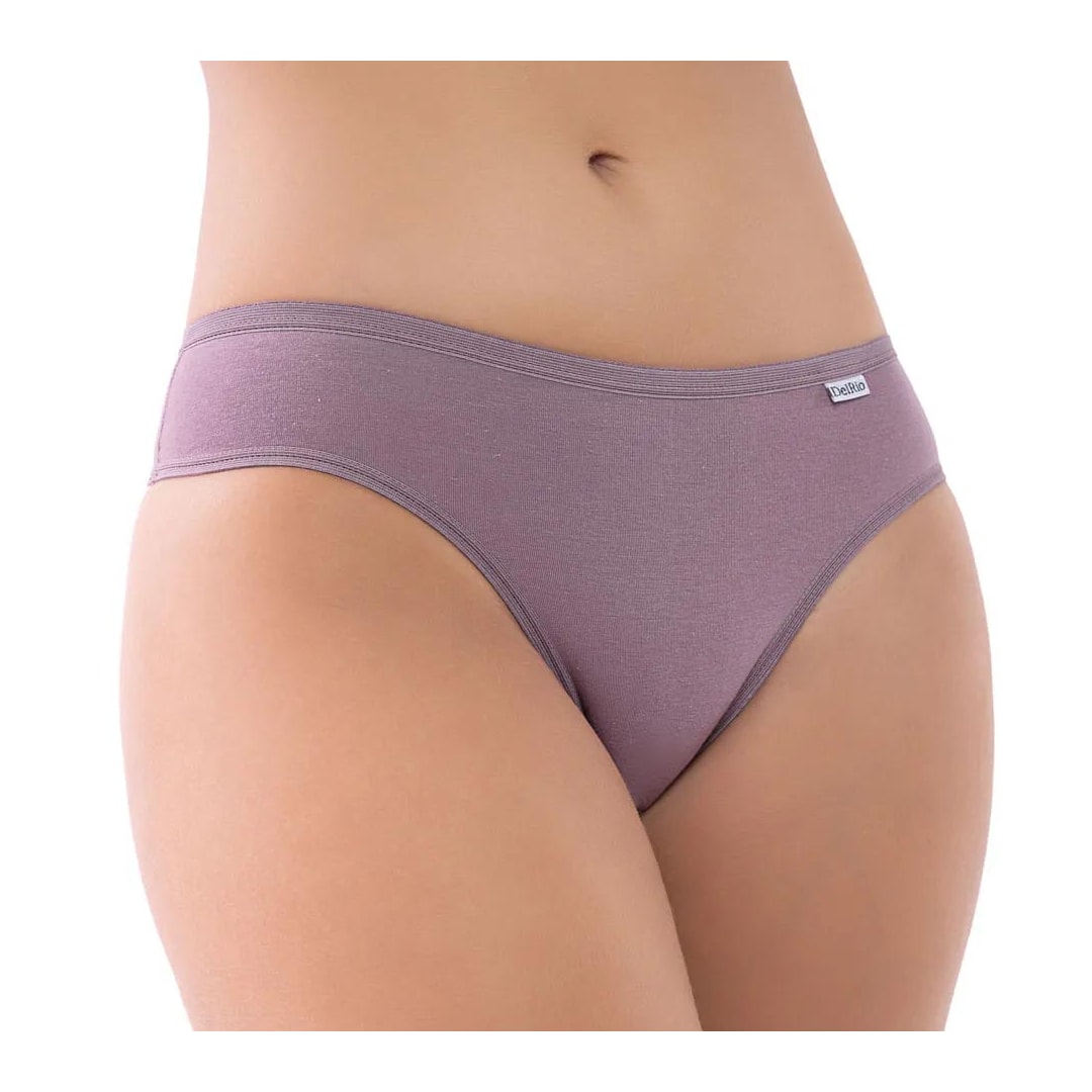 Kit Delrio 3 Calcinhas Em Cotton V51364 New Nude/Areia/Mouss