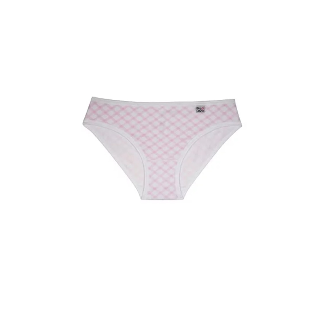 Kit Delrio 3 Calcinhas Infantil V51354 Branco Xadrez Alicia Kit Delrio 3 Calcinhas Infantil V51354 Branco Xadrez Alicia