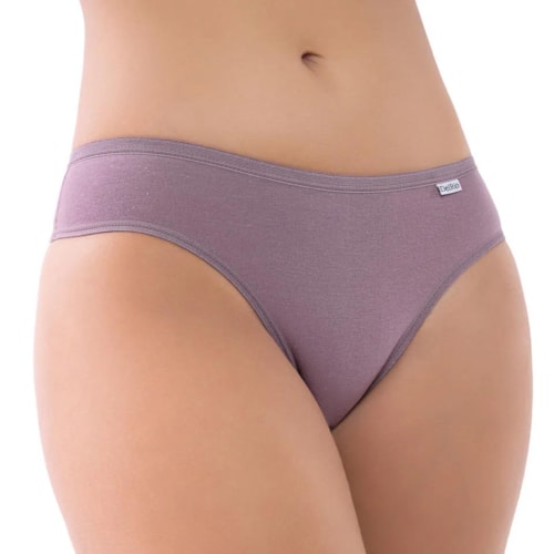 Detalhe - Kit Delrio Calcinha Em Cotton V51364 New Nude/Areia/Mouss