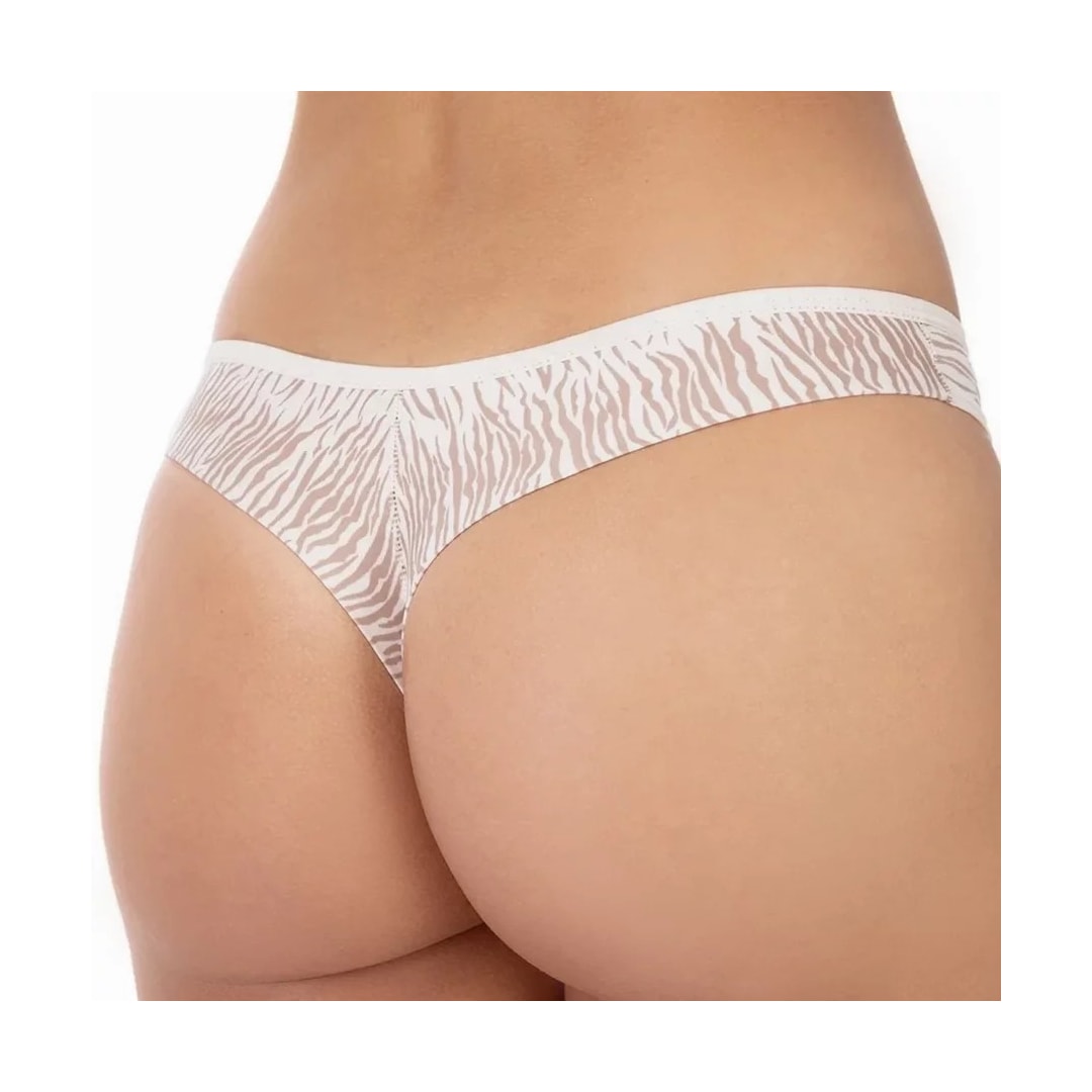 Kit Duo Delrio Tanga Fio V57870 Nature Zebra/Romance Kit Duo Delrio Tanga Fio V57870 Nature Zebra/Romance