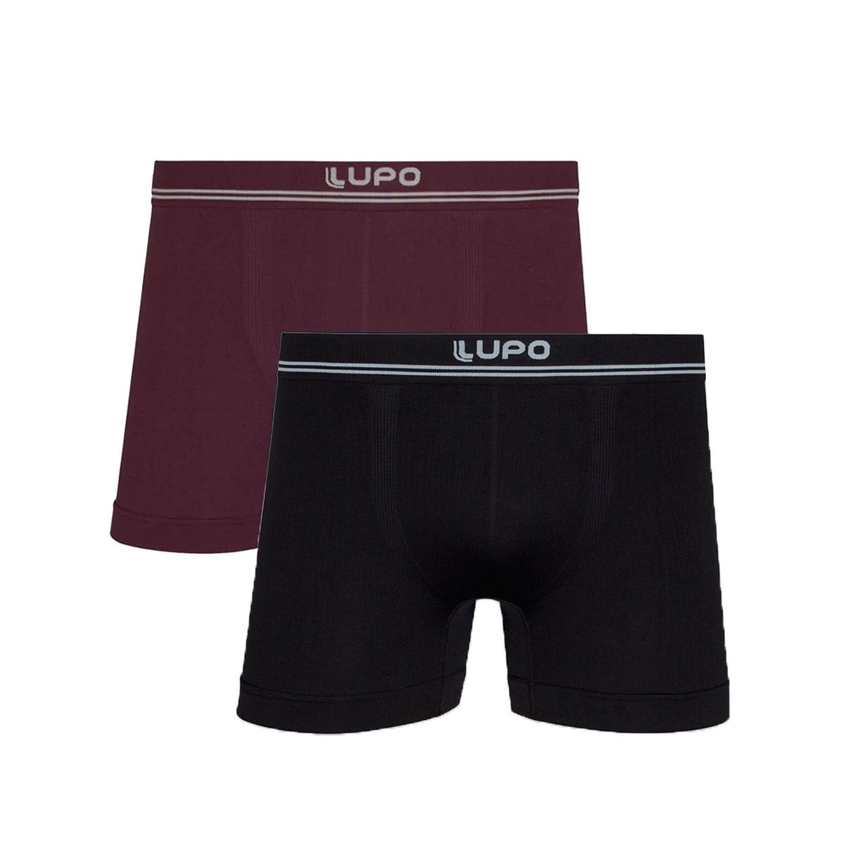 Kit Lupo 2 Cueca Boxer De Microfibra 00436 Bordo Kit Lupo 2 Cueca Boxer De Microfibra 00436 Bordo