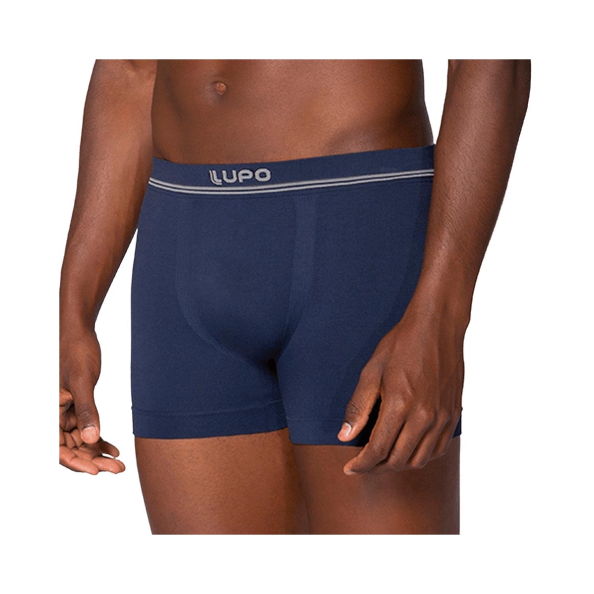 Kit Lupo 2 Cuecas Boxer 00436 Azul Marinho Kit Lupo 2 Cuecas Boxer 00436 Azul Marinho