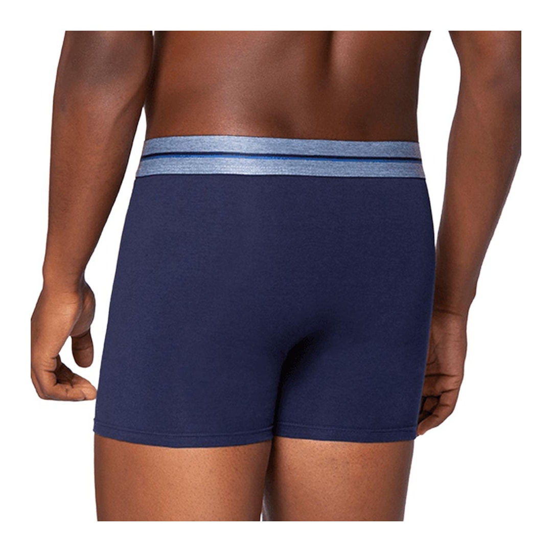 Kit Lupo 2 Cuecas Boxer 00784 Azul Marinho