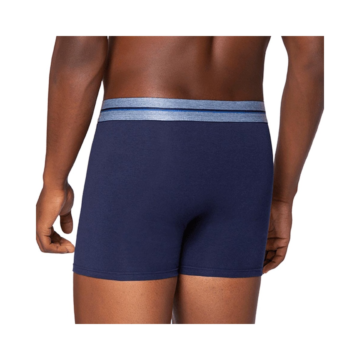 Kit Lupo 2 Cuecas Boxer 00784 Azul Marinho