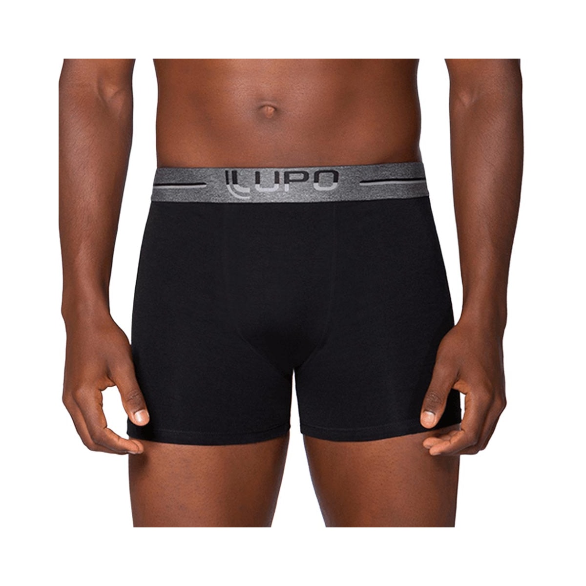 Kit Lupo 2 Cuecas Boxer 00784 Cinza Mescla Kit Lupo 2 Cuecas Boxer 00784 Cinza Mescla