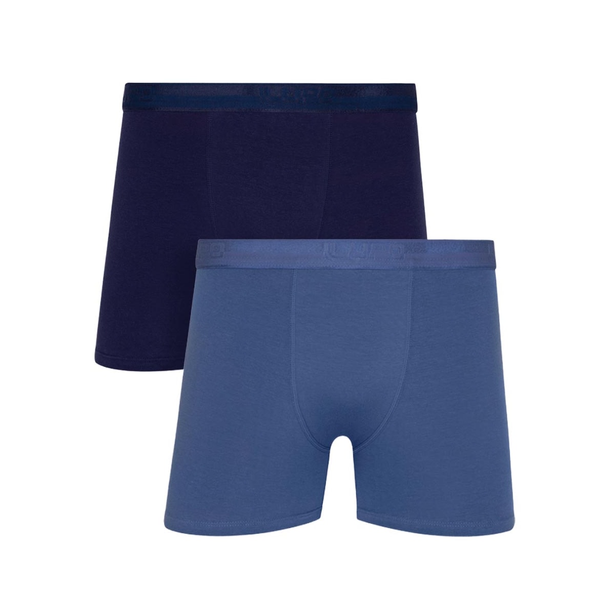 Kit Lupo 2 Cuecas Boxer 00784 Marinho/Azul Kit Lupo 2 Cuecas Boxer 00784 Marinho/Azul