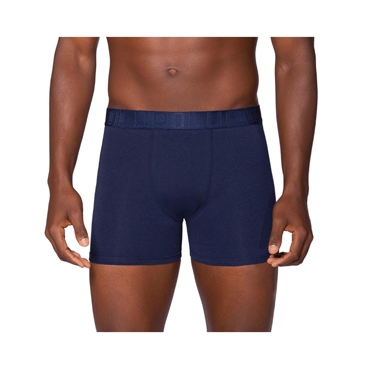Kit Lupo 2 Cuecas Boxer 00784 Marinho/Azul Kit Lupo 2 Cuecas Boxer 00784 Marinho/Azul