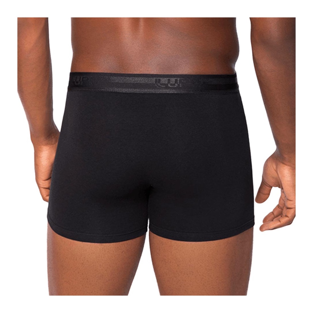 Kit Lupo 2 Cuecas Boxer 00784 Preto/Branco Kit Lupo 2 Cuecas Boxer 00784 Preto/Branco