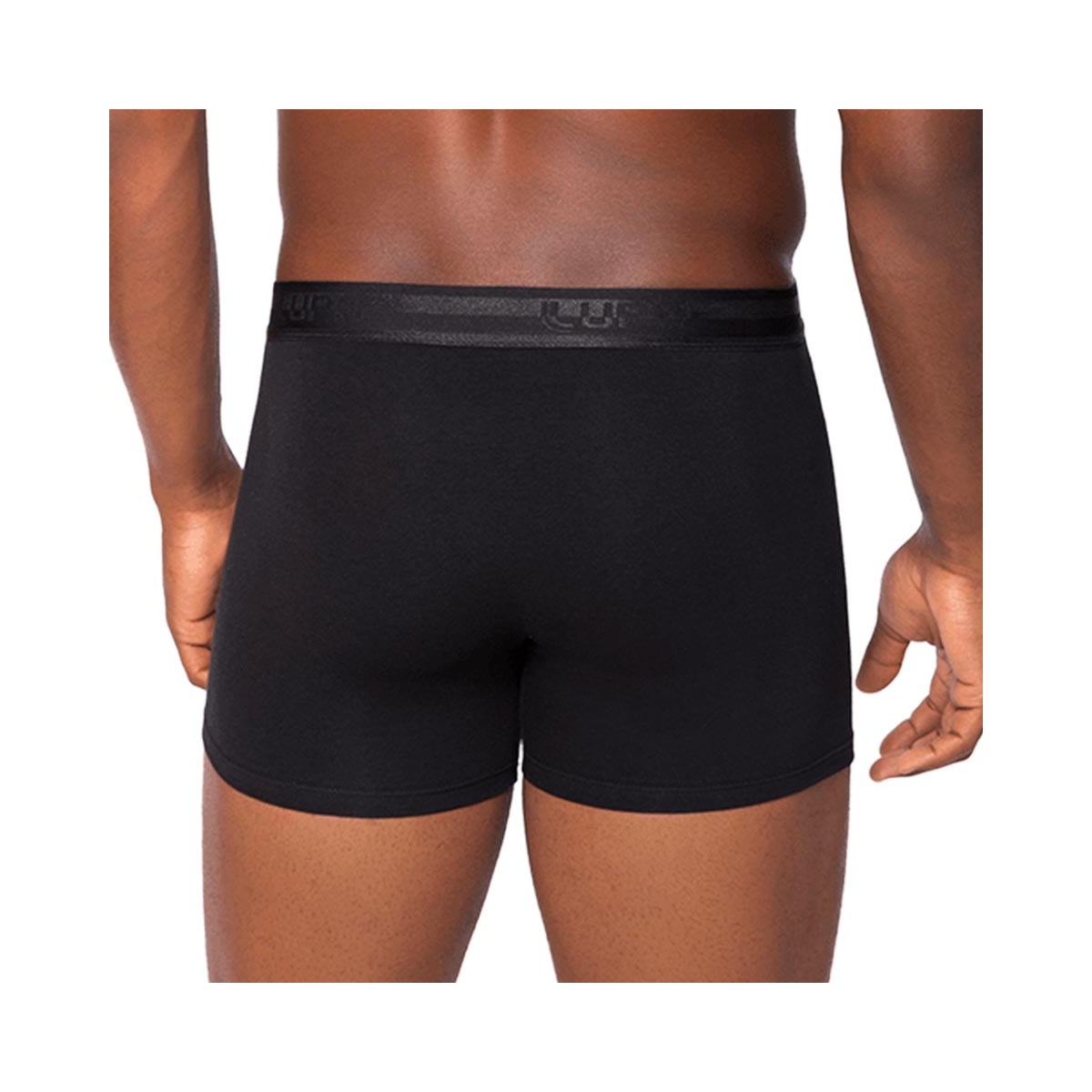 Kit Lupo 2 Cuecas Boxer 00784 Preto/Branco Kit Lupo 2 Cuecas Boxer 00784 Preto/Branco