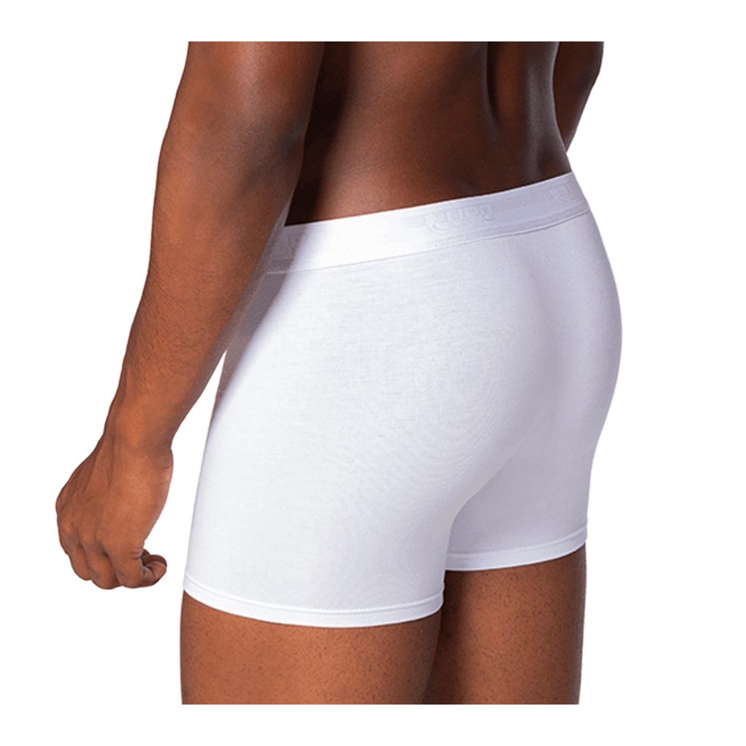 Kit Lupo 2 Cuecas Boxer 00784 Preto/Branco Kit Lupo 2 Cuecas Boxer 00784 Preto/Branco