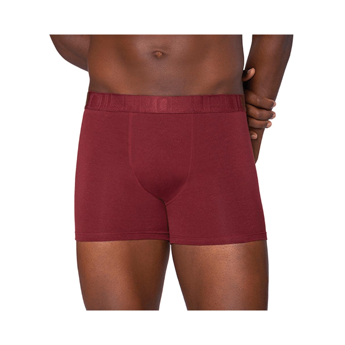 Kit Lupo 2 Cuecas Boxer 00784 Preto/Vinho Kit Lupo 2 Cuecas Boxer 00784 Preto/Vinho