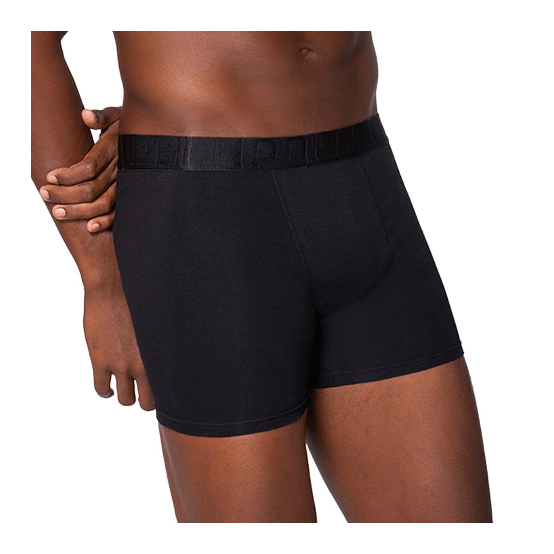 Kit Lupo 2 Cuecas Boxer 00784 Preto/Vinho