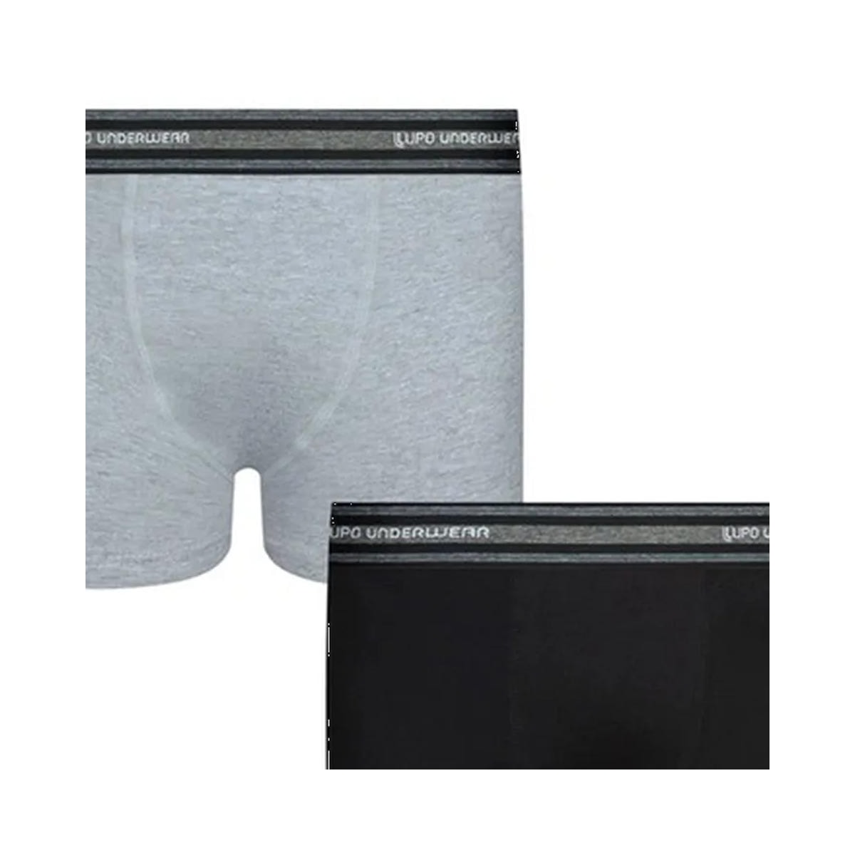 Kit Lupo 2 Cuecas Boxer De Algodão 00523 Cinza Mescla Kit Lupo 2 Cuecas Boxer De Algodão 00523 Cinza Mescla