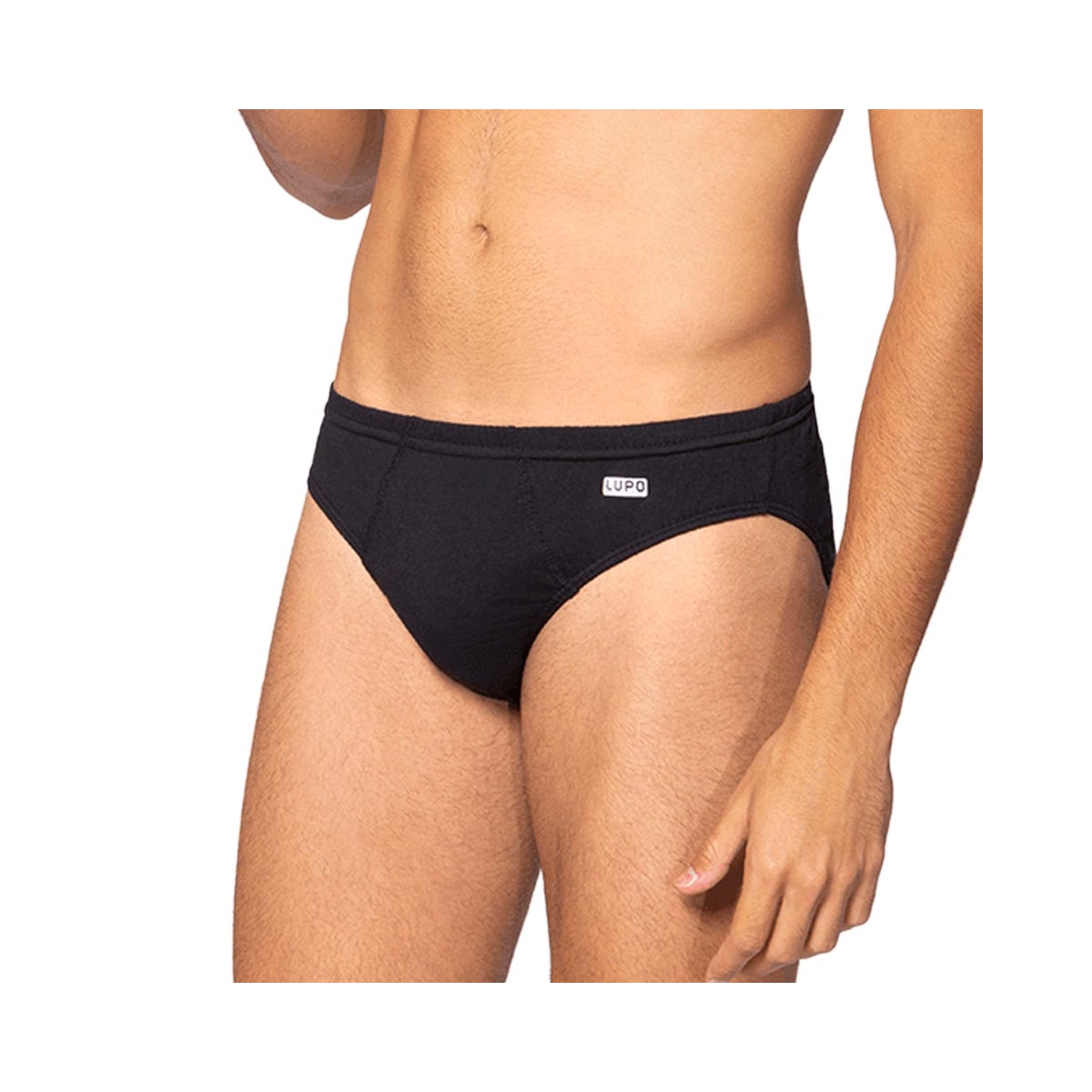 Kit Lupo 3 Cuecas Slip De Algodão 00515 Marinho/Branco/Preto Kit Lupo 3 Cuecas Slip De Algodão 00515 Marinho/Branco/Preto