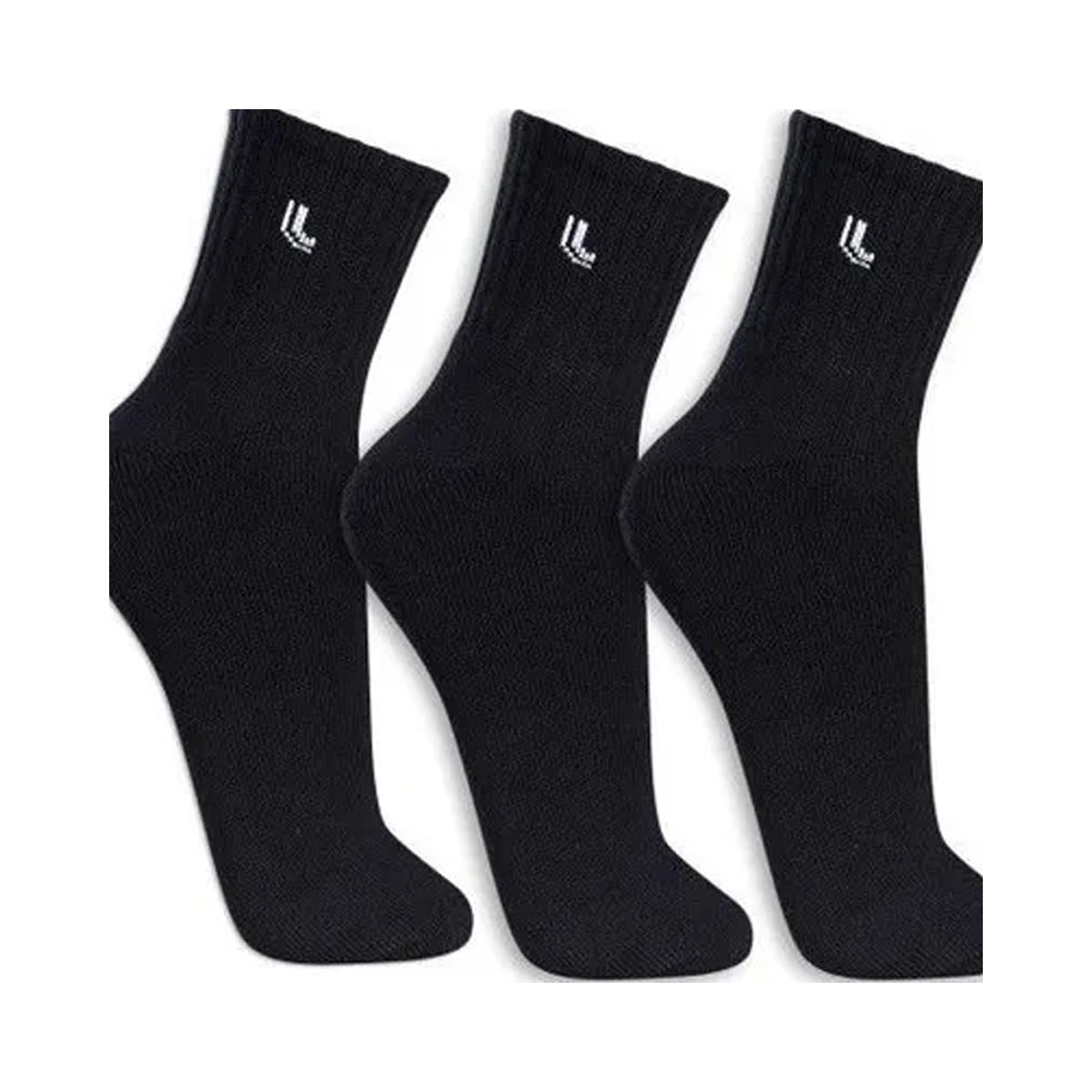 Kit Lupo 3 Meias Cano Médio 03248 Preto Kit Lupo 3 Meias Cano Médio 03248 Preto