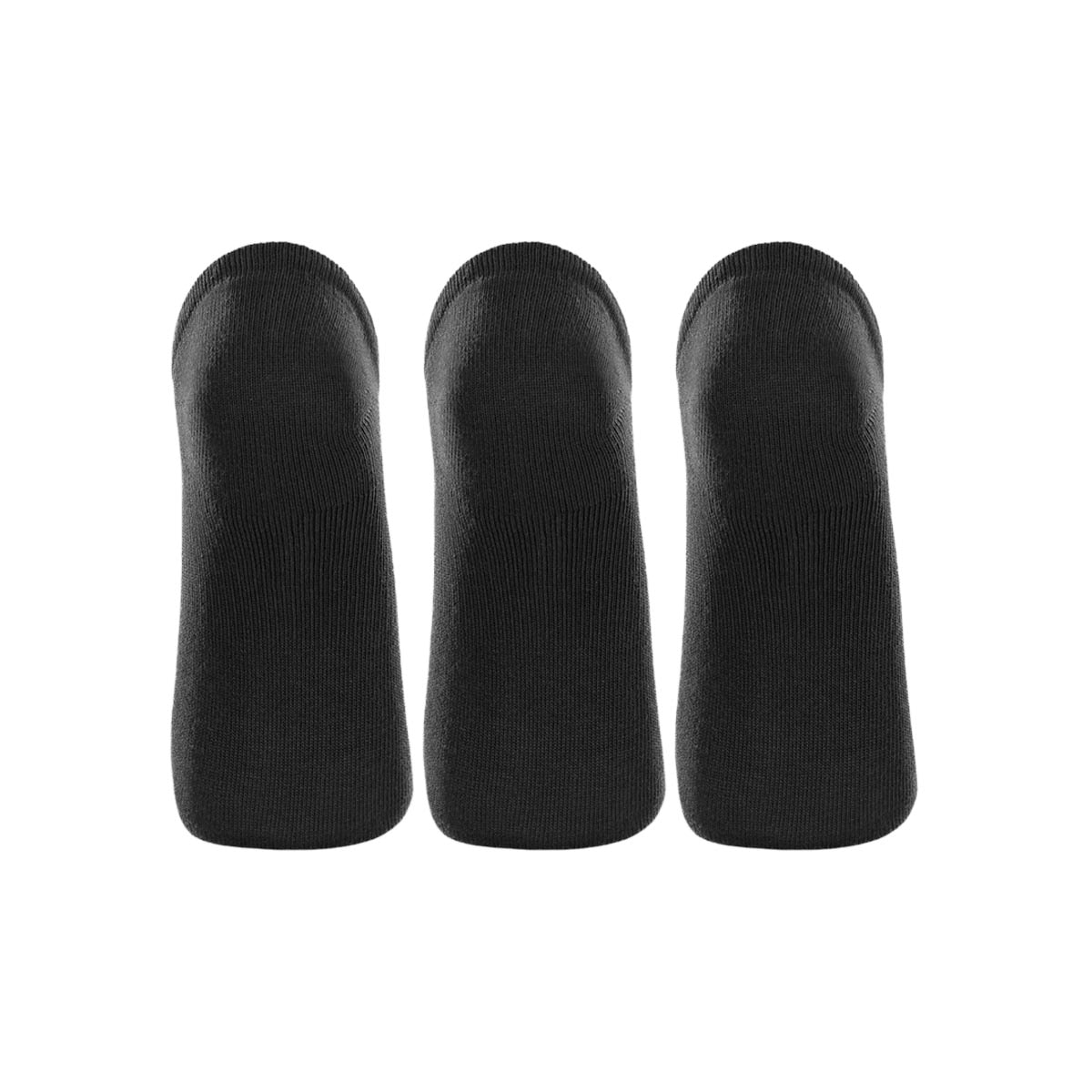 Kit Lupo 3 Meias Sapatilha Feminina 03170 Preto/Preto/Preto