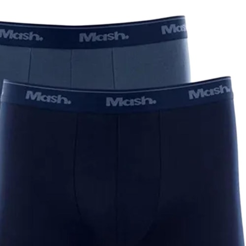 Detalhe - Kit Mash 2 Cuecas Boxer Cotton 110.18 Marinho/Azul Nautico