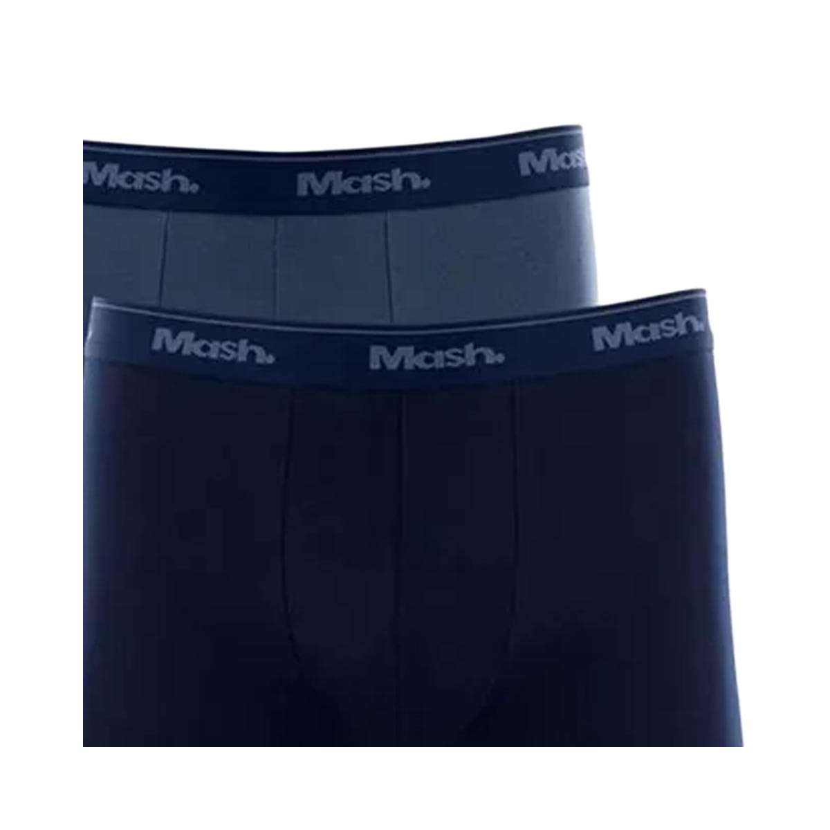 Kit Mash 2 Cuecas Boxer Cotton 110.18 Marinho/Azul Nautico