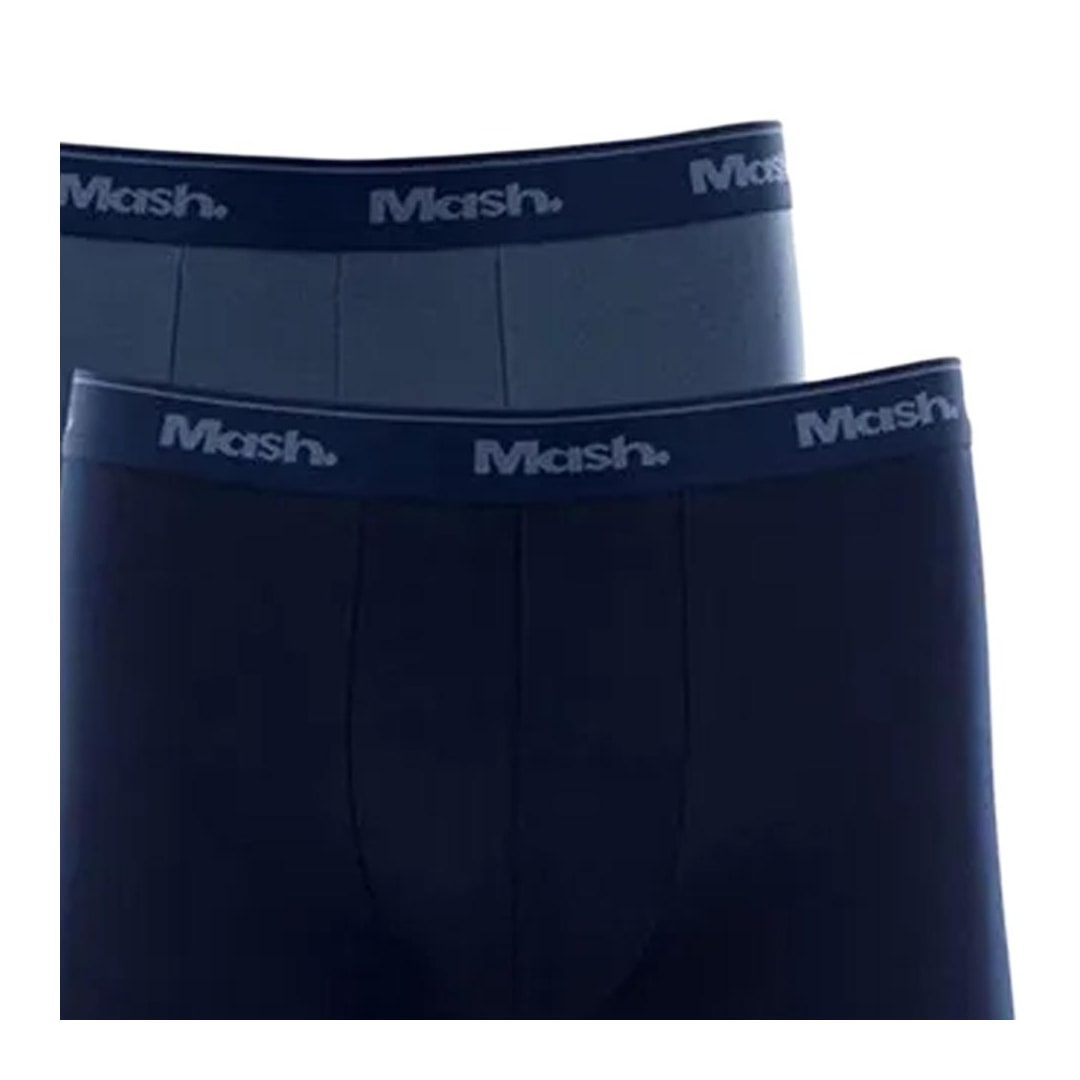 Kit Mash 2 Cuecas Boxer Cotton 110.18 Marinho/Azul Nautico Kit Mash 2 Cuecas Boxer Cotton 110.18 Marinho/Azul Nautico
