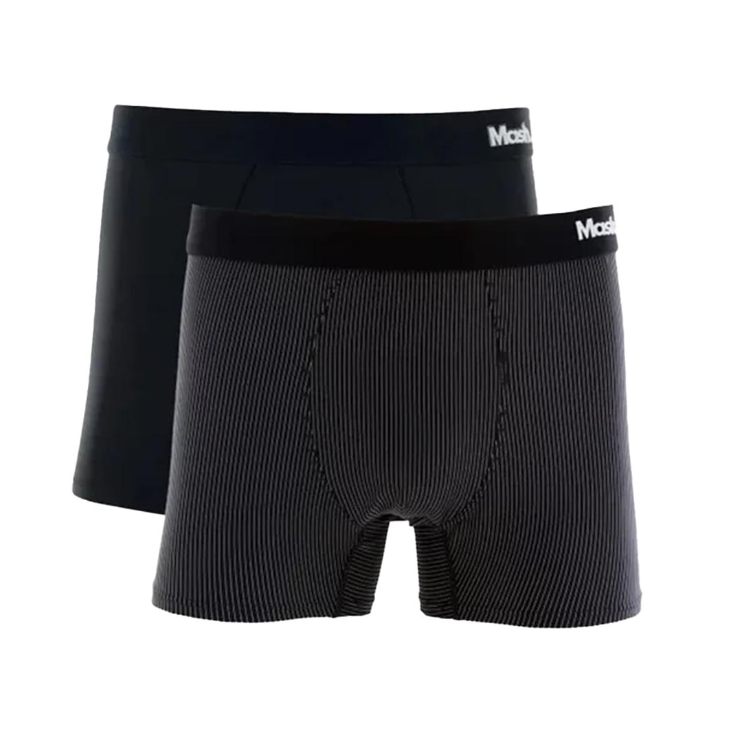 Kit Mash 2 Cuecas Boxer Microfibra 151.01 Preto/Preto Kit Mash 2 Cuecas Boxer Microfibra 151.01 Preto/Preto