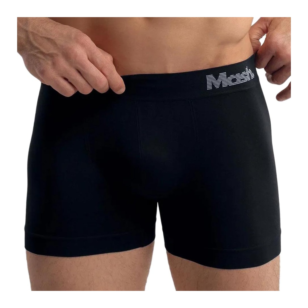 Kit Mash 2 Cuecas Boxer Microfibra 711.02 Preto/Preto