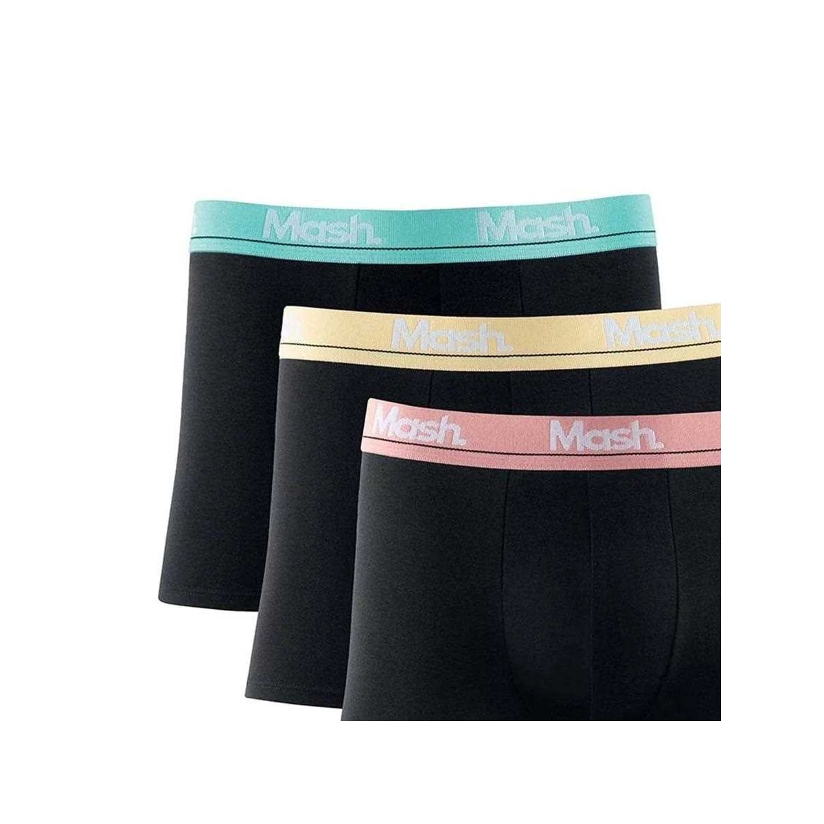 Kit Mash 3 Cuecas Boxer Cotton Masculina 110.40 Preto/Preto/Color Kit Mash 3 Cuecas Boxer Cotton Masculina 110.40 Preto/Preto/Color
