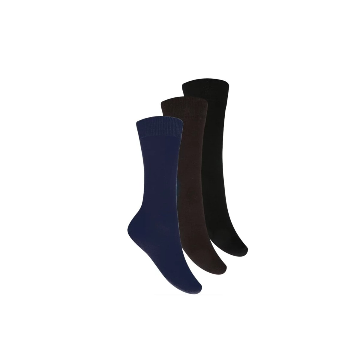 Kit Meia Selene Classica Masculina 3033 Cafe/Marinho/Preto