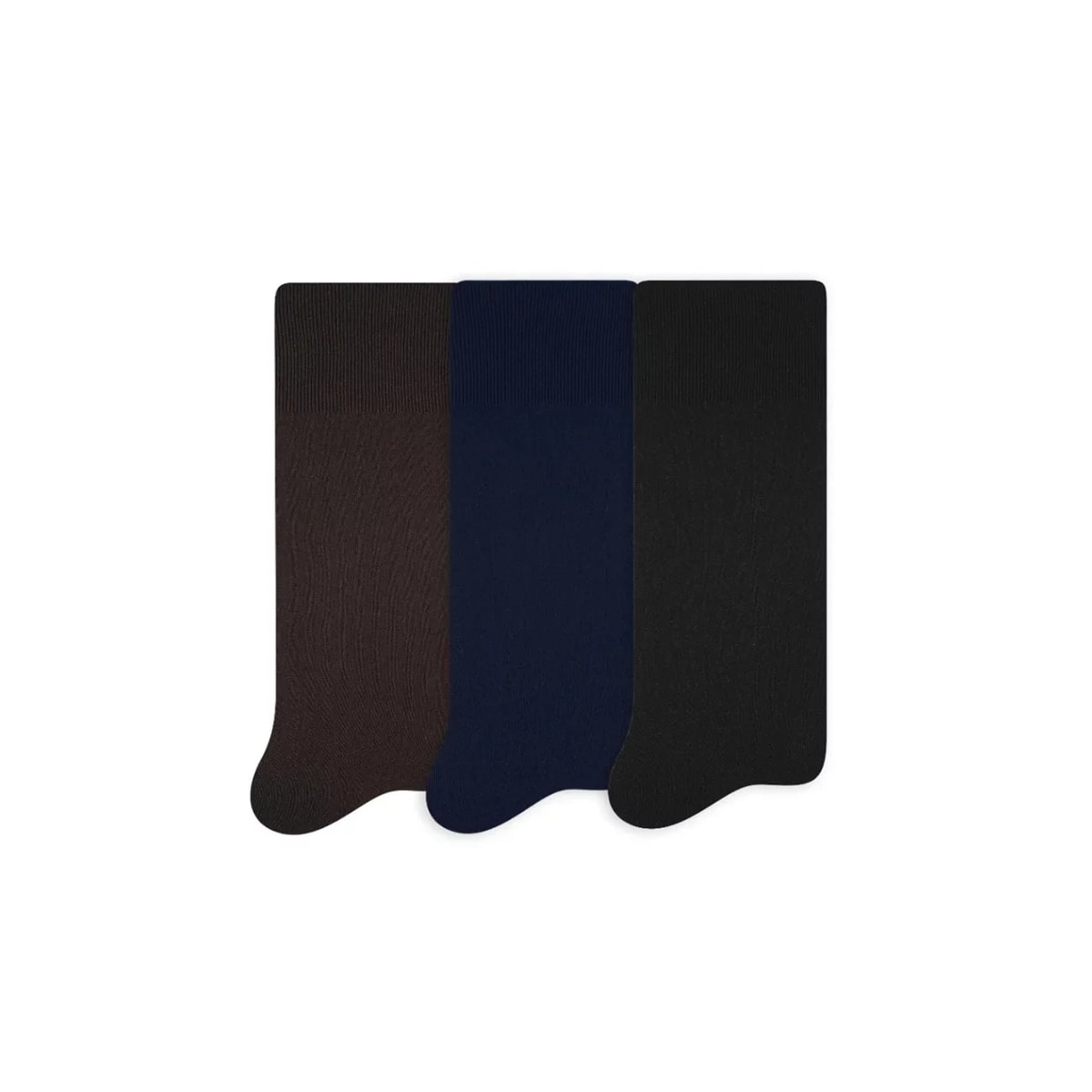 Kit Meia Selene Classica Masculina 3033 Cafe/Marinho/Preto Kit Meia Selene Classica Masculina 3033 Cafe/Marinho/Preto