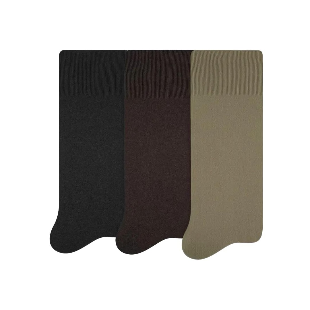 Kit Meia Selene Classica Masculina 3033 Preto/Cafe/Kaki Kit Meia Selene Classica Masculina 3033 Preto/Cafe/Kaki
