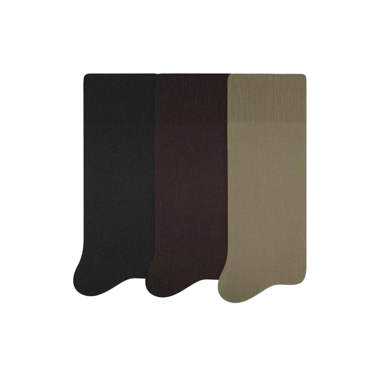 Kit Meia Selene Classica Masculina 3033 Preto/Cafe/Kaki Kit Meia Selene Classica Masculina 3033 Preto/Cafe/Kaki
