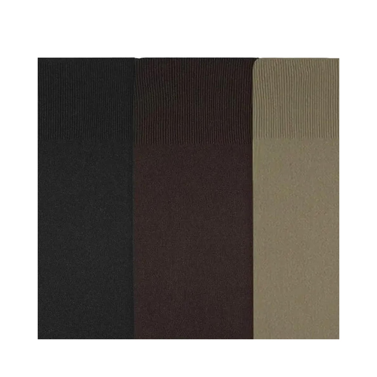 Kit Meia Selene Classica Masculina 3033 Preto/Cafe/Kaki