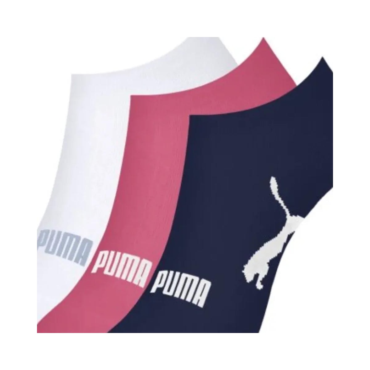 Kit Puma 3 Meias Sapatilha 4755 Rosa