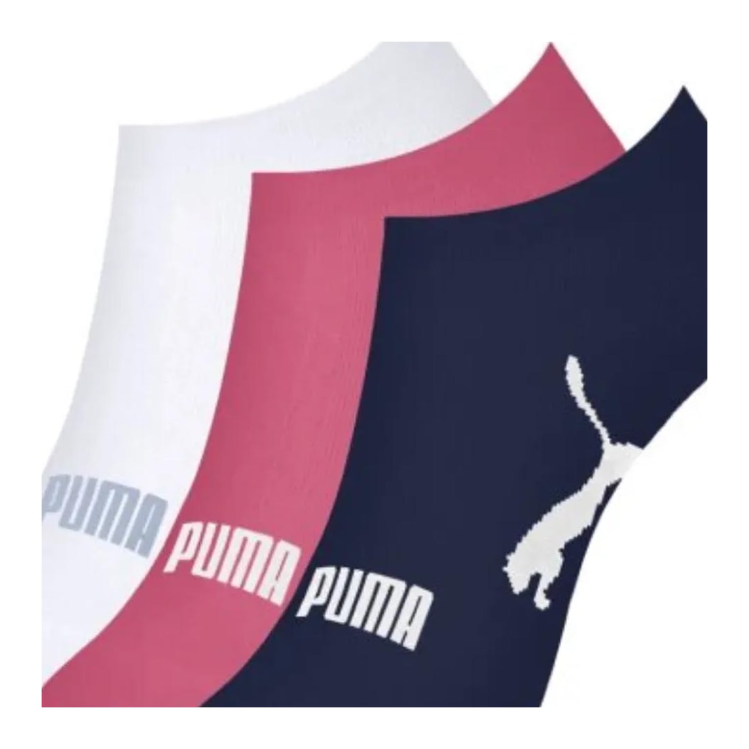 Kit Puma 3 Meias Sapatilha 4755 Rosa Kit Puma 3 Meias Sapatilha 4755 Rosa