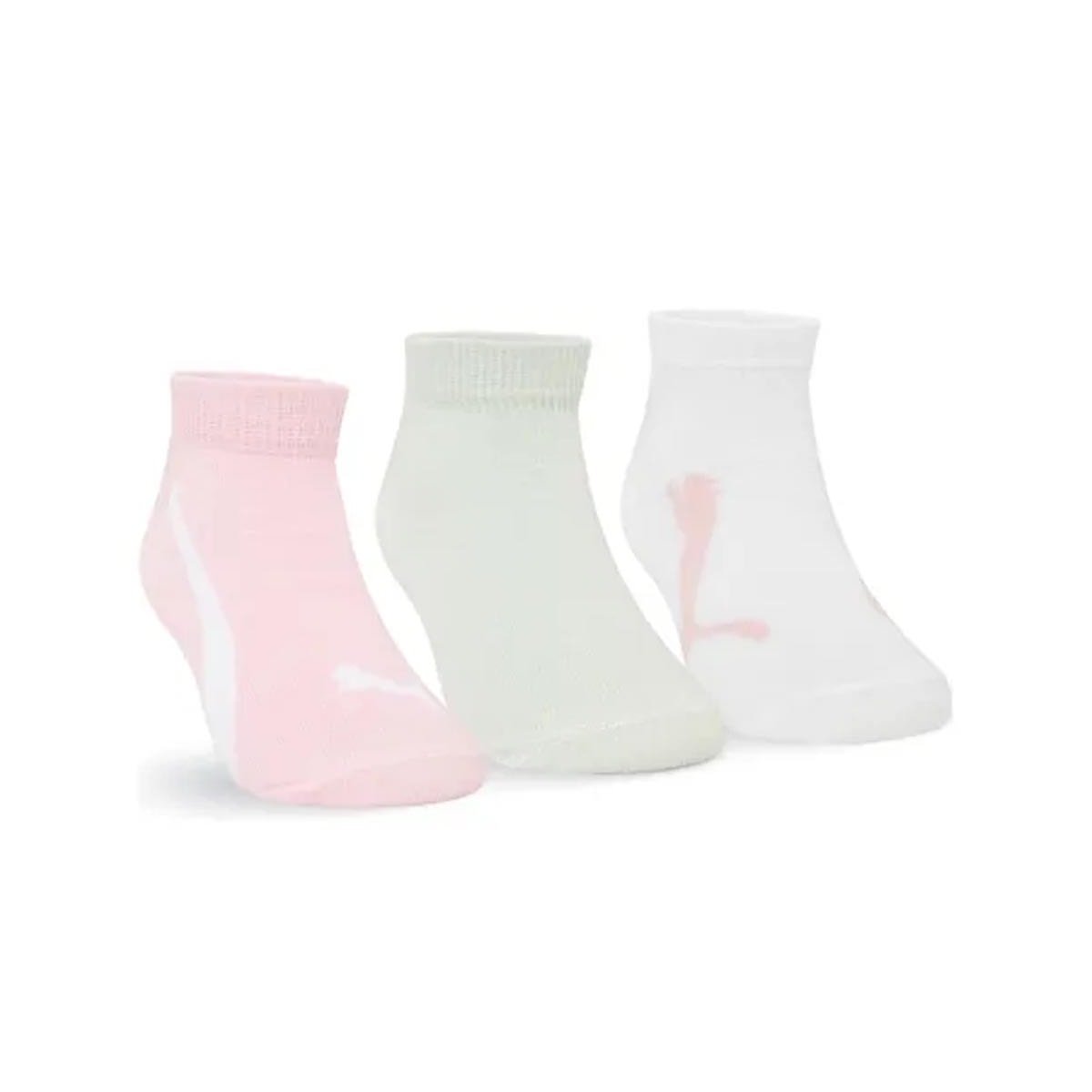 Kit Puma 3 Meias Sapatilha Infantil 2710 Branco Kit Puma 3 Meias Sapatilha Infantil 2710 Branco