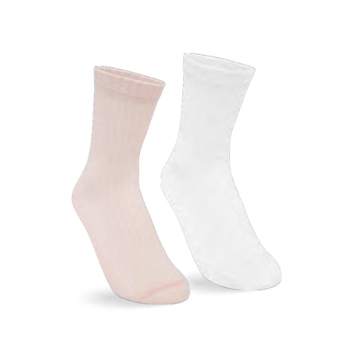 Kit Selene 2 Meias Cano Médio 4970 Branco Kit Selene 2 Meias Cano Médio 4970 Branco