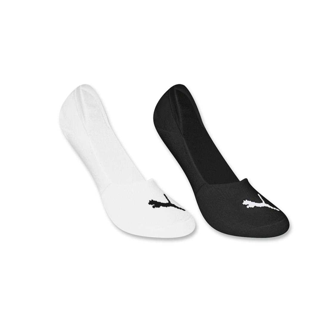 Kit Selene 2 Meias Sapatilha Invisíveis 4715 Branco/Preto