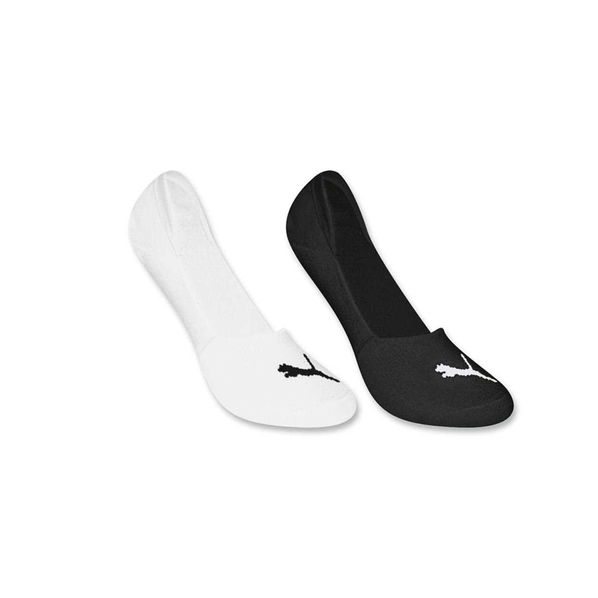Kit Selene 2 Meias Sapatilha Invisíveis 4715 Branco/Preto Kit Selene 2 Meias Sapatilha Invisíveis 4715 Branco/Preto