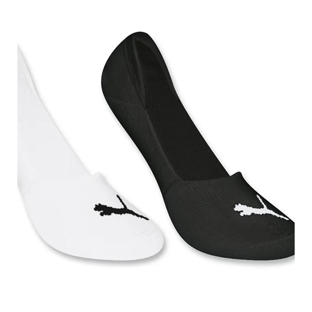 Kit Selene 2 Meias Sapatilha Invisíveis 4715 Branco/Preto