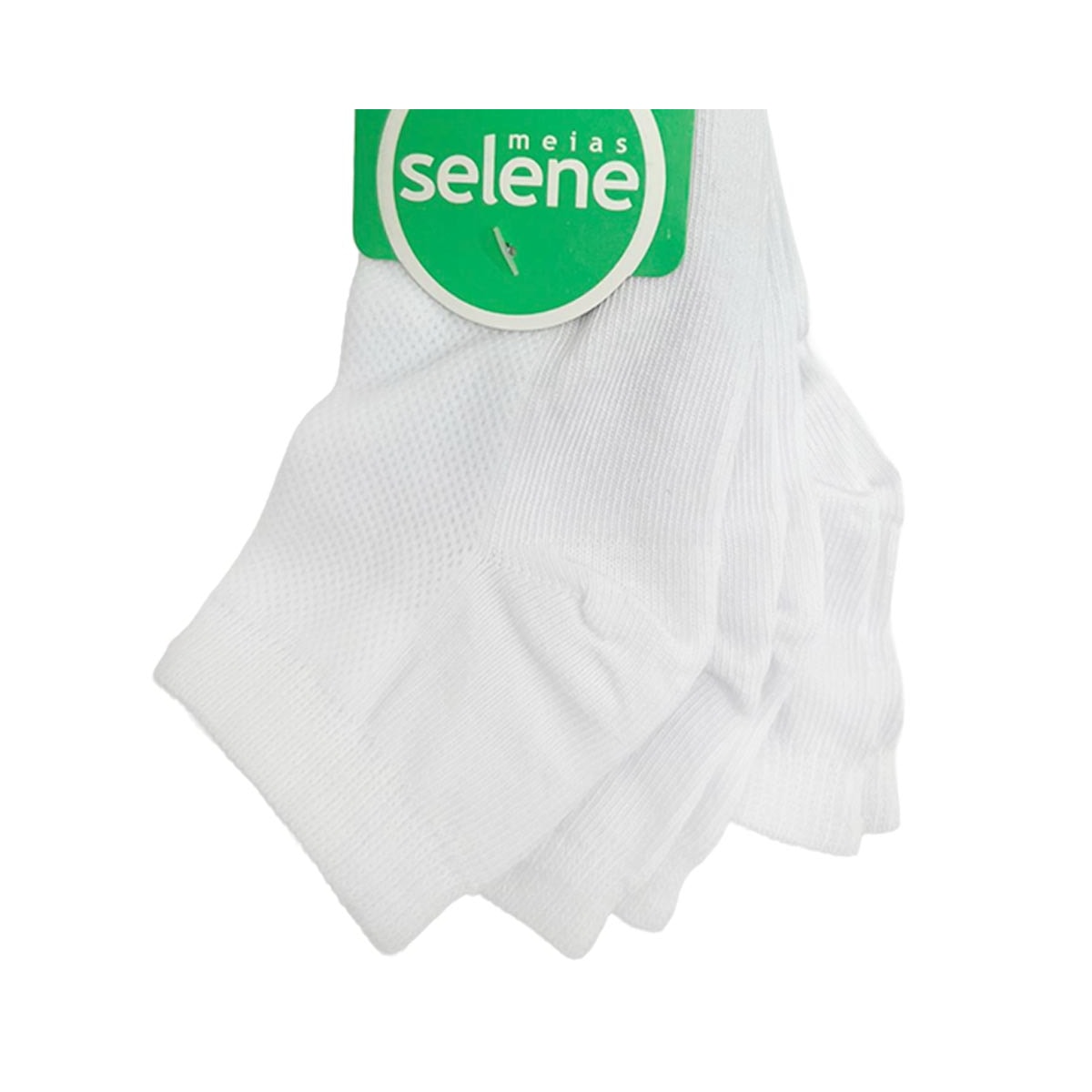 Kit Selene 3 Meias Cano Curto 2940 Branco Kit Selene 3 Meias Cano Curto 2940 Branco