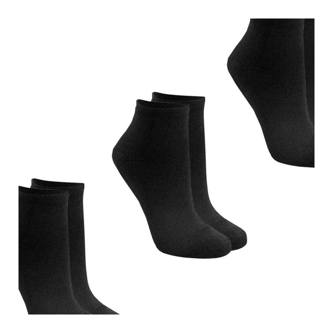 Kit Selene 3 Meias Cano Curto 4220 Preto