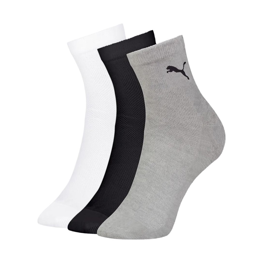 Kit Selene 3 Meias Cano Médio 4740 Branco/Preto/Cinza