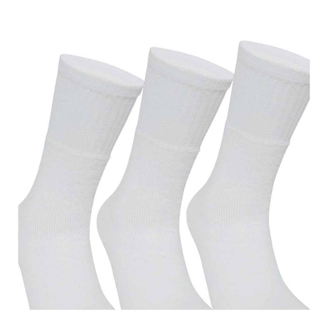 Kit Selene 3 Meias Esportivas 4090 Branco/Branco/Branco