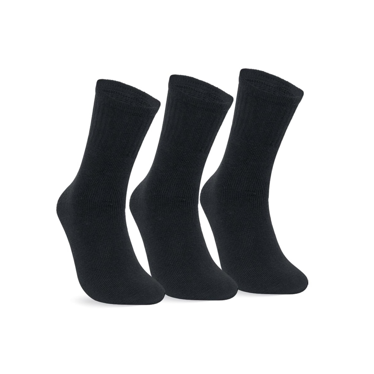 Kit Selene 3 Meias Esportivas 4090 Preto/Preto/Preto Kit Selene 3 Meias Esportivas 4090 Preto/Preto/Preto