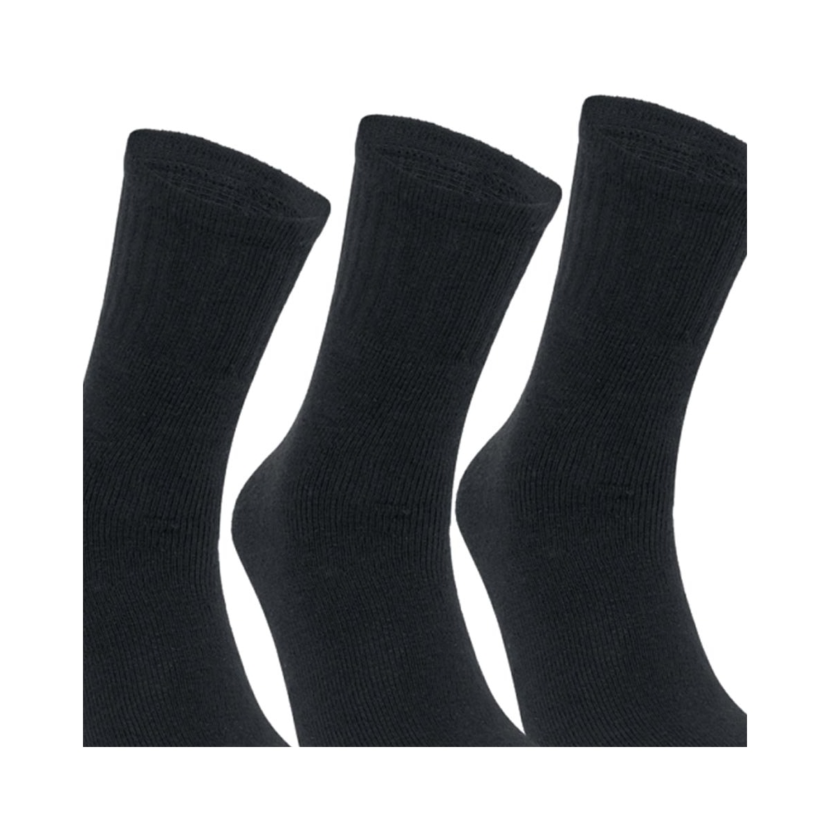 Kit Selene 3 Meias Esportivas 4090 Preto/Preto/Preto