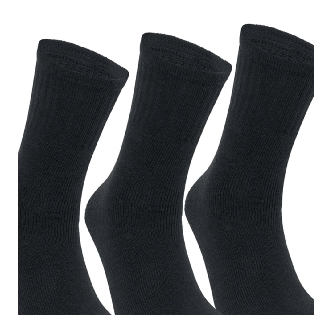 Kit Selene 3 Meias Esportivas 4090 Preto/Preto/Preto Kit Selene 3 Meias Esportivas 4090 Preto/Preto/Preto