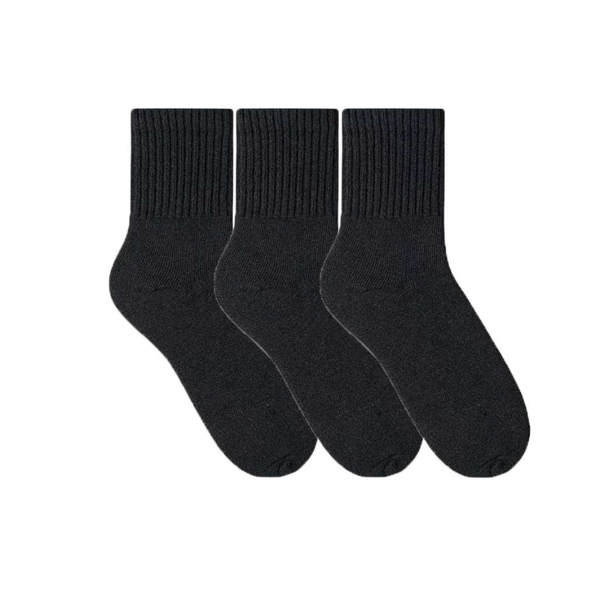 Kit Selene 3 Meias Esportivas 4090 Preto/Preto/Preto Kit Selene 3 Meias Esportivas 4090 Preto/Preto/Preto