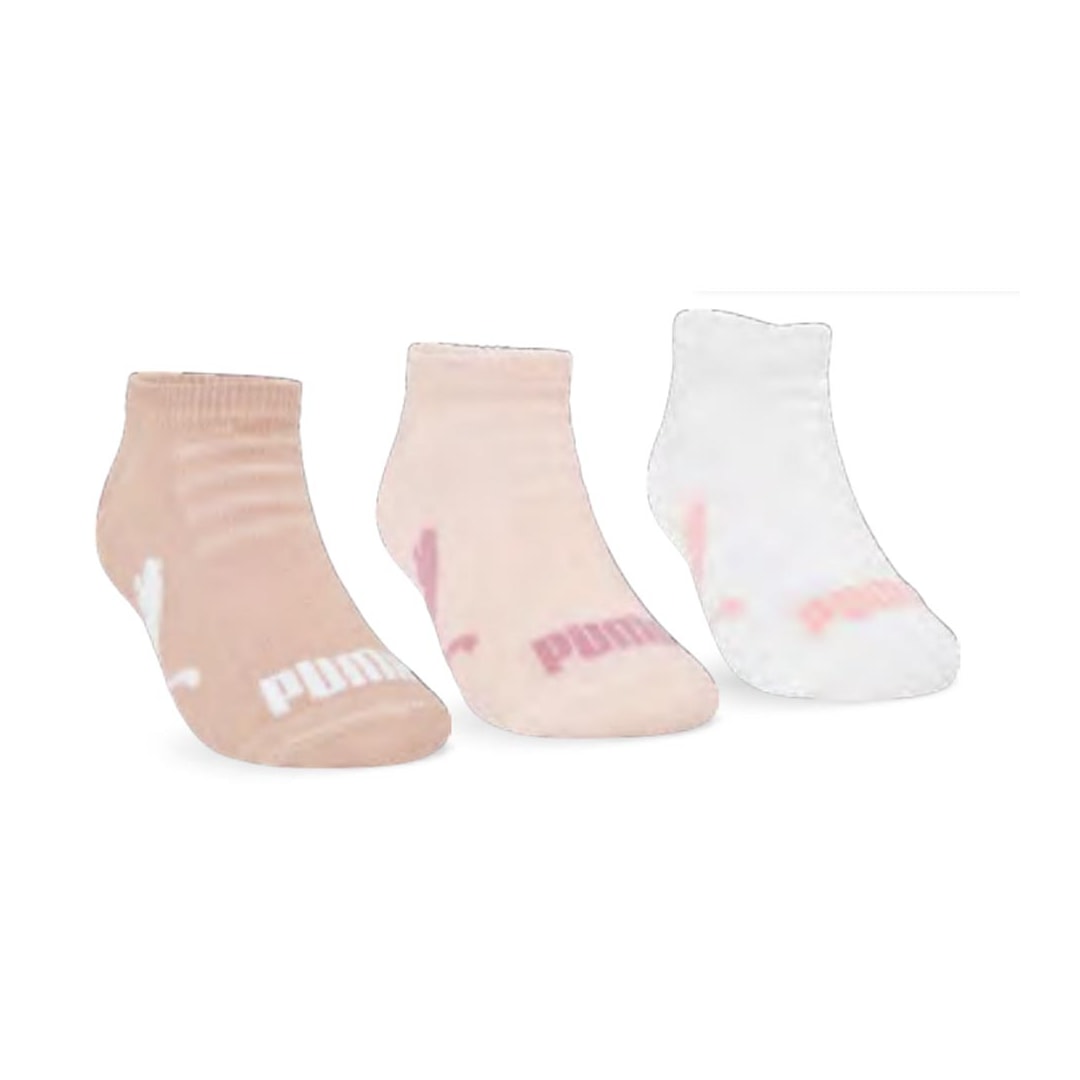 Kit Selene 3 Meias Sapatilha 2740 Branco/Rosa/Rose